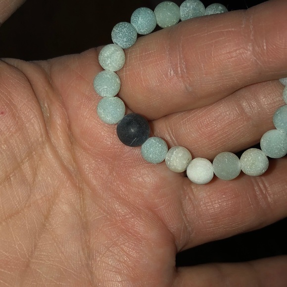 Child’s (matte) Amazonite + Shungite - Picture 3 of 5